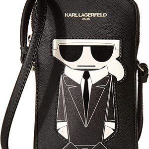 Karl Lagerfeld Paris Small Flap Crossbody